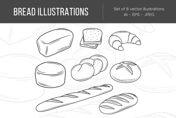 Bread Illustrations: Adding Artisan Charm to Your Designs