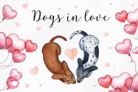Charming Watercolor Love Illustrations for Your Projects