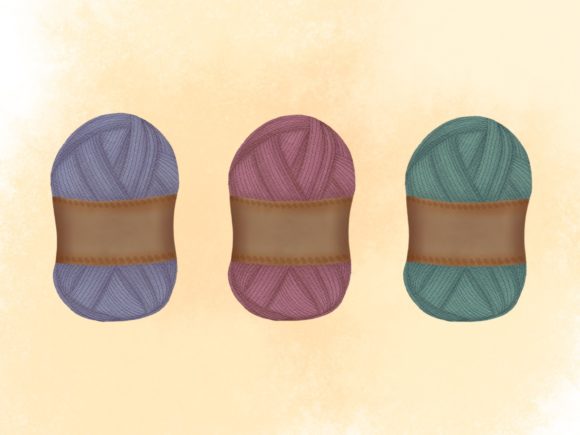 Designing with Purpose: The Knitting Yarn Font and Tag Illustrations Collection