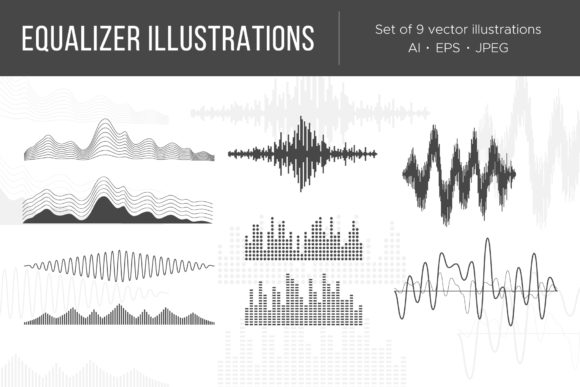 Equalizer Illustrations: Dynamic Visuals for Modern Brands