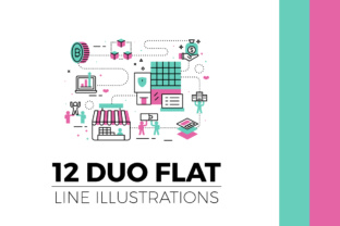 Flat Line Illustrations Vol.3: Your Next Design Toolkit Essential