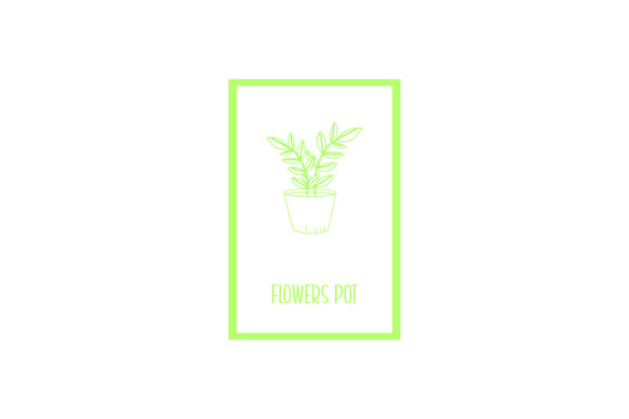 Flowers Pot Card Illustrations: Your Go-To Design Asset