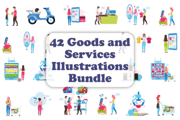 Visualizing Commerce: A Guide to Goods and Services Illustrations